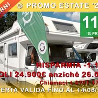 CAMPER ARCA MERCEDES 7 POSTI MANSARDATO LETTI CAST