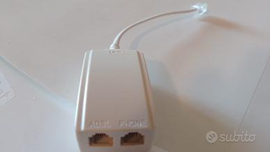 Spina telefonica 3 poli con filtro ADSL