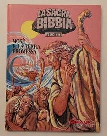 La sacra Bibbia a fumetti, Mosé e la terra promess
