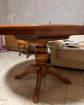 Tavolo rotondo classico in legno massello – Ottime