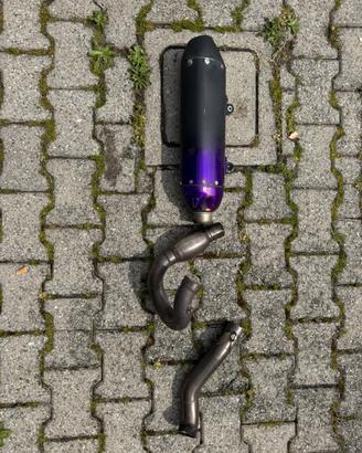 Scarico completo hgs per ktm/husqvarna