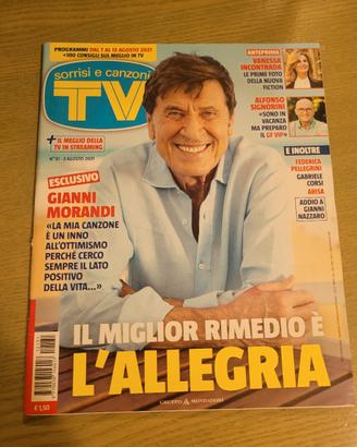 Rivista Tv Sorrisi e Canzoni N.31 - 03/08/2021