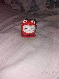 Gatto portafortuna rosso
