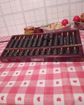 abaco cinese in legno anni 70