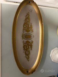 Vassoio oro zecchino