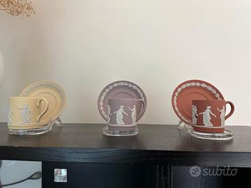 Set di 6 tazzine Wedgwood Jasperware – Anni ’90