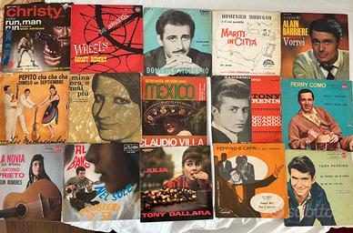 Vinili 45 giri fine anno 50,anni 60 e 70