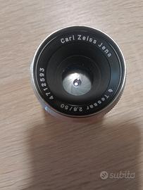 Obiettivo vintage Carl Zeiss 12 LAMELLE 50MM M42