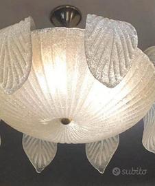 lampadario vetro di murano 