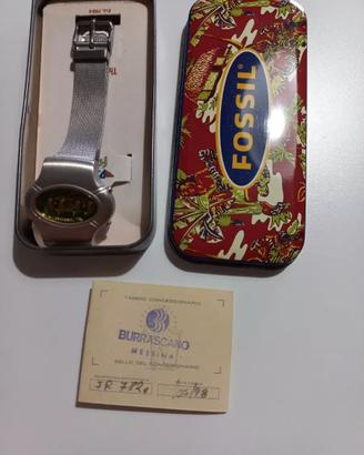 Orologio FOSSIL JR 7820 LED Watch Vintage del 98