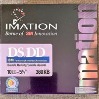 IMATION 3M FLOPPY DISK N.10 DS DD 360KB 5,25” NUOV