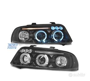 FARI AUDI A4 B5 99-00 ANGEL EYES LED NERO