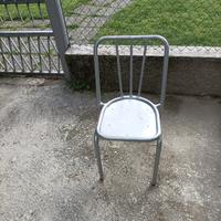 Sedia in alluminio
