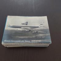Collezione di 109 cartoline di aerei di linea