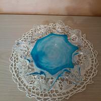 Svuotatasche in vetro di Murano a forma di stella.