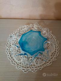 Svuotatasche in vetro di Murano a forma di stella.