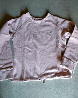 Felpa Nike rosa donna felpata misura S nuova