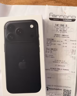 IPhone 18 Pro 512 GB Nero Nuovo con garanzia