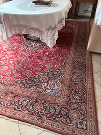 2 tappeti persiani antichi anndodati a mano