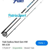 Canna yuki da surfcasting