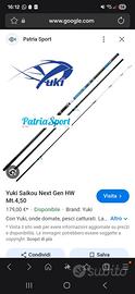 Canna yuki da surfcasting