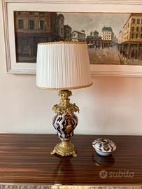 Maestosa e imperiale lampada Meissen