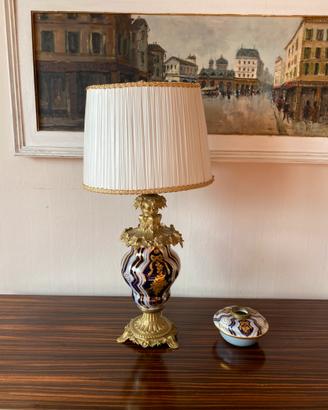 Maestosa e imperiale lampada Meissen