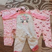 Box vestiti vari da bambina 9-24m