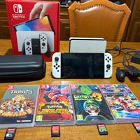 Nintendo Switch Oled+Giochi+Accessori
