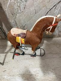 Cavallo a ruote vintage anni 60/70