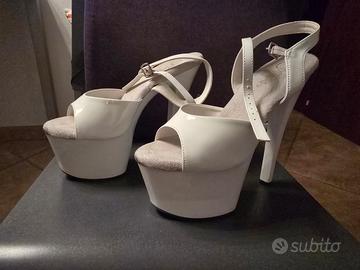 Sandali pola dance pleaser SKY-309 white