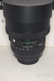 Sigma 12-24/4 art sigma per canon eos