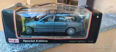 modellino Jaguar S-Type (1999) Blue scala 1:18