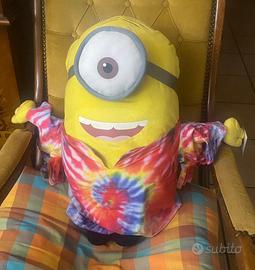 Peluche Minion Hippie 60cm Nuovo con cartellino