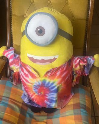 Peluche Minion Hippie 60cm Nuovo con cartellino