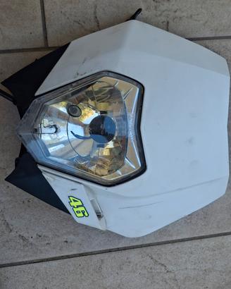 mascherina ufo ktm exc 2008-2011 bianca