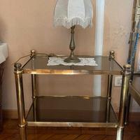 2 Comodini vintage in ottone