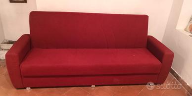 divano letto e contenitore