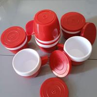 set 6 tazzine Inoxriv - rarità 