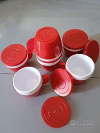 set 6 tazzine Inoxriv - rarità 