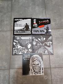 Lotto 5 LP NUOVI  punk hardcore italiano