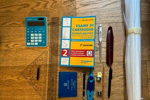 Kit Completo Carteggio Patente Nautica carte 5D 42