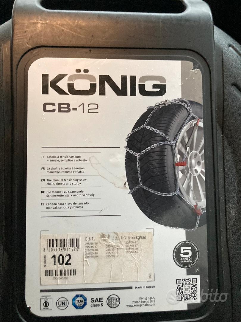 CATENE DA NEVE KONIG CB-12 040 12mm PER SUV, 4X4, CAMPER