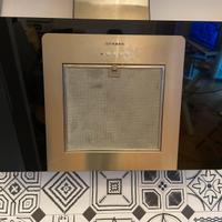 Cappa design Faber a parete Acciaio e Vetro