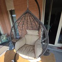 Poltrona a dondolo XL da esterno