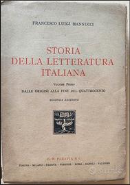 F.L. Mannucci, Storia letteratura it. Paravia 1943