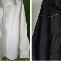 2 maxi camicie in cotone