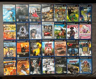 Lotto Giochi PlayStation 2 Completi + memory card