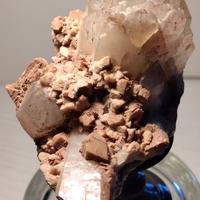 Cluster di Quarzi naturali con ortoclasio - Italia