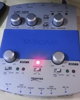 Tascam US-122 Audio Computer Midi